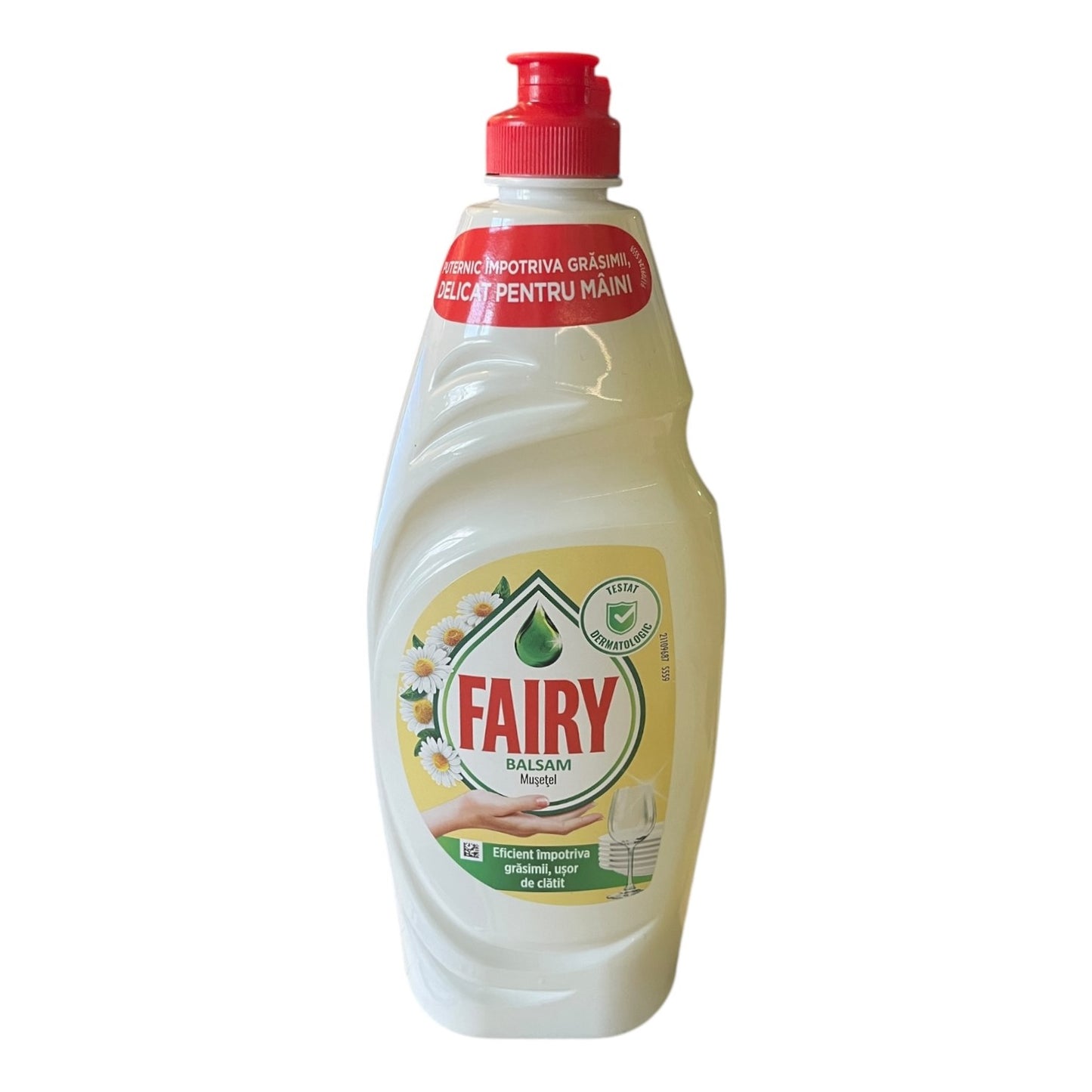Detergent lichid de vase Fairy, 750ml, eficient împotriva grăsimii, curățare strălucitoare