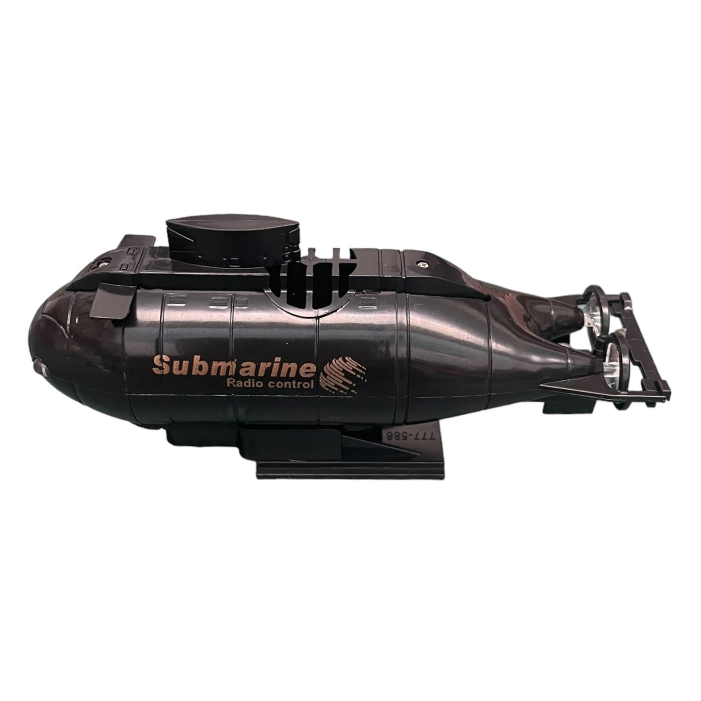 Barcă RC submarin cu telecomandă, negru, pentru distracție acvatică 🔳 5905258505527