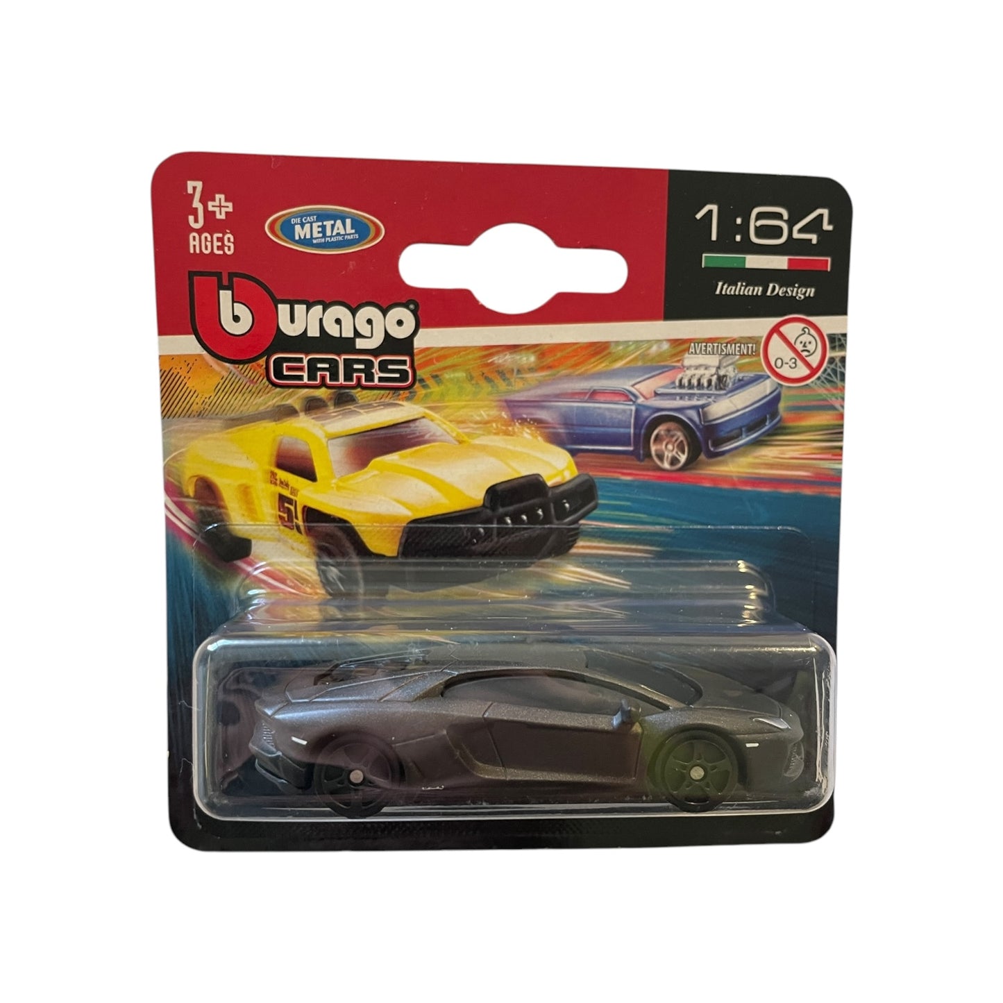 Mașina de jucărie Bburago Lamborghini Aventador LP700-4, metal die-cast, negru 🔳 0634474673653