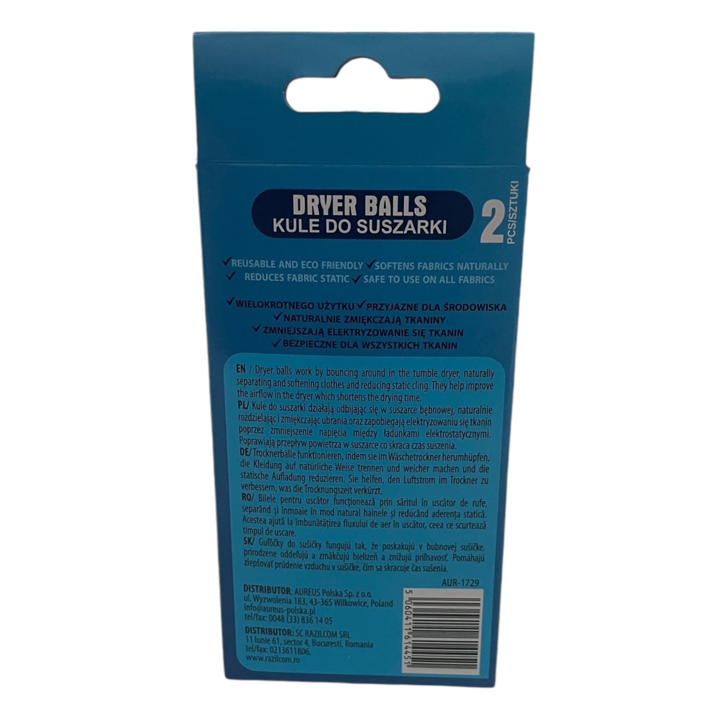 Set bile masina spalat si uscator, antistatice, reutilizabile – EAN 0634474673592