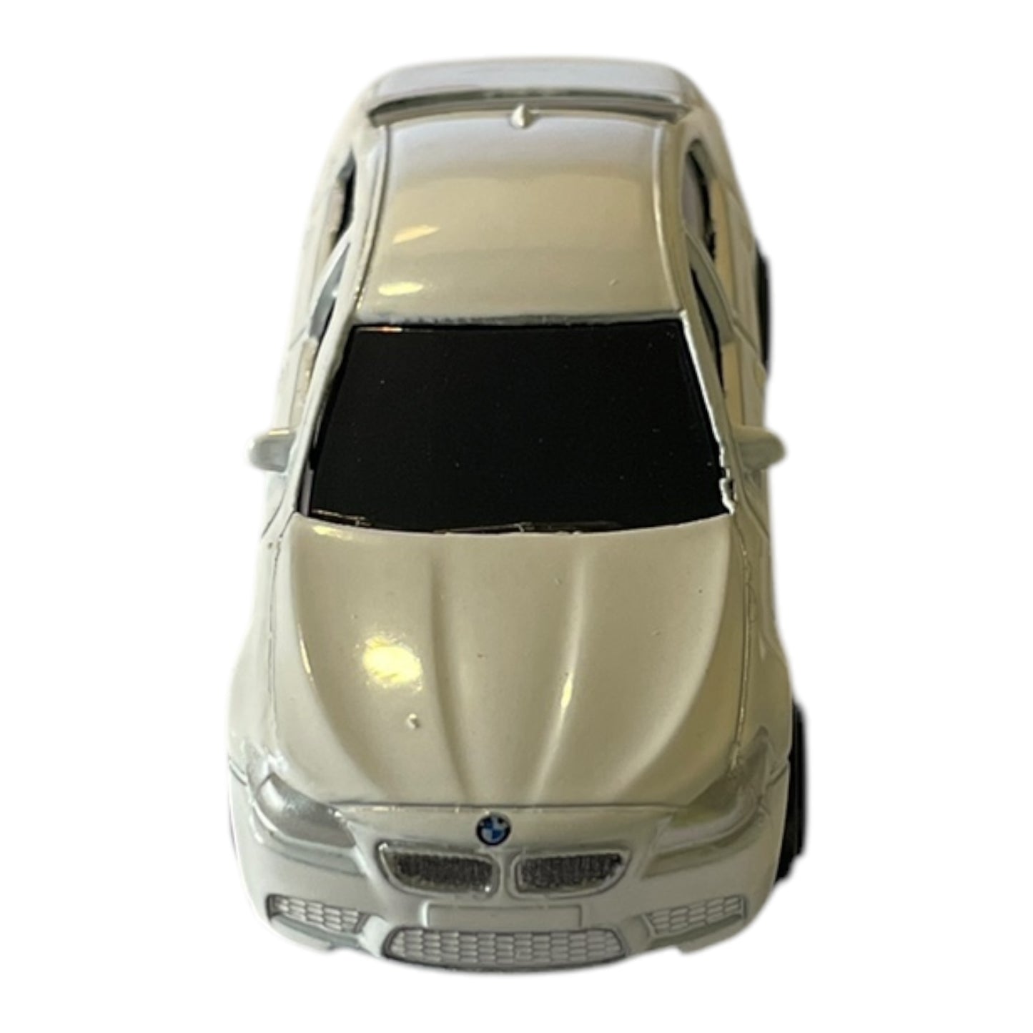 Model RMZ City BMW M5, Die Cast Collection, scara 1:64, culoare alb, detalii realiste 🔳 0634474673448
