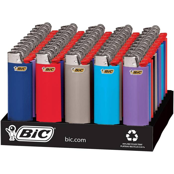 Bricheta Bic Maxi, mecanică, cu gaz și piatră, rezistentă și sigură 🔳 EAN 3086120600020