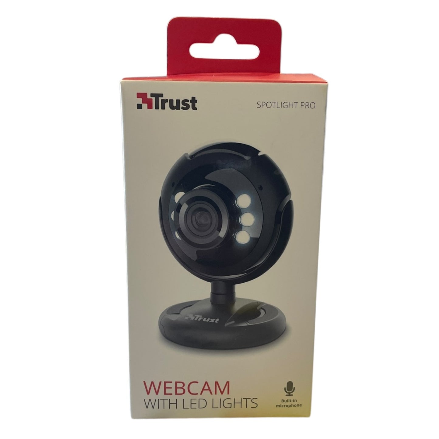 Camera web Trust SpotLight Pro, microfon, USB, focus ajustabil, LED luminos, negru 🔳8713439164282