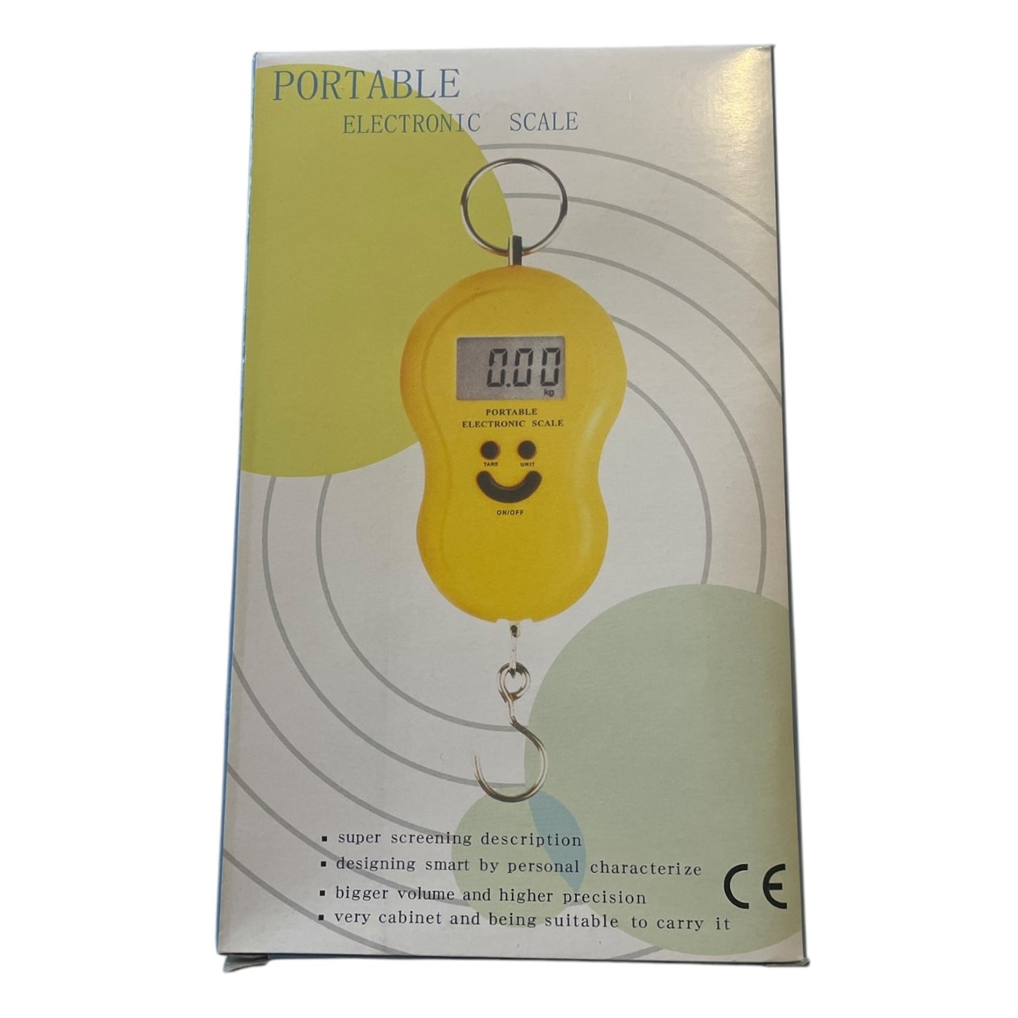 Cântar electronic 50kg, portabil, afișaj digital LCD, ergonomic 🔳 1110000008377