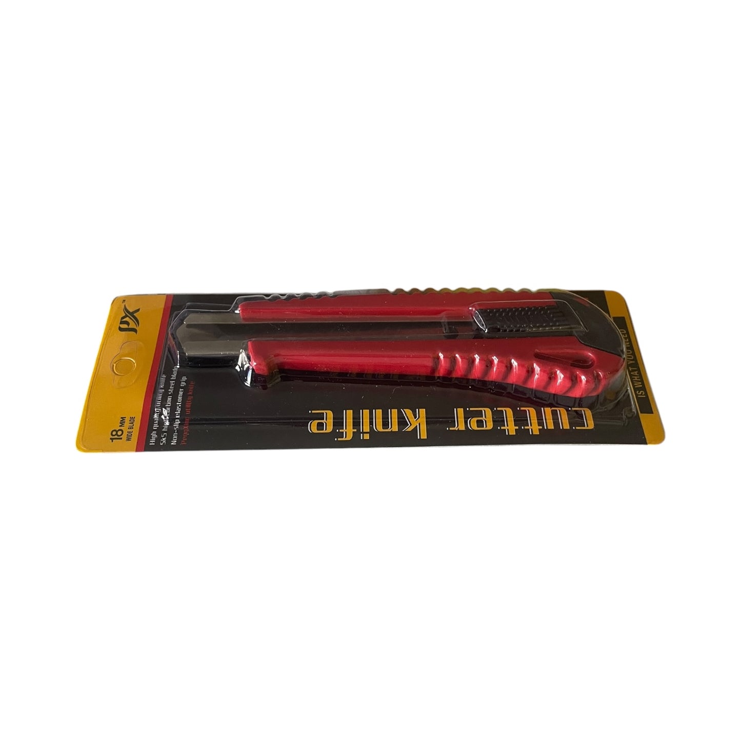 Cutter 18 mm cu lama otel, multicolor, versatil - EAN 6202308260023