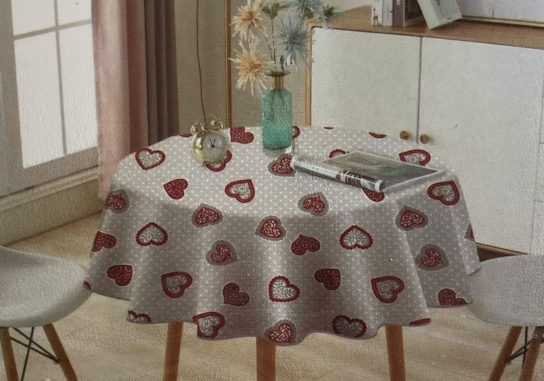 Față de masă 140x180 cm, 100% PVC și poliester, rezistentă și ușor de curățat 🔳 EAN 6426450769214