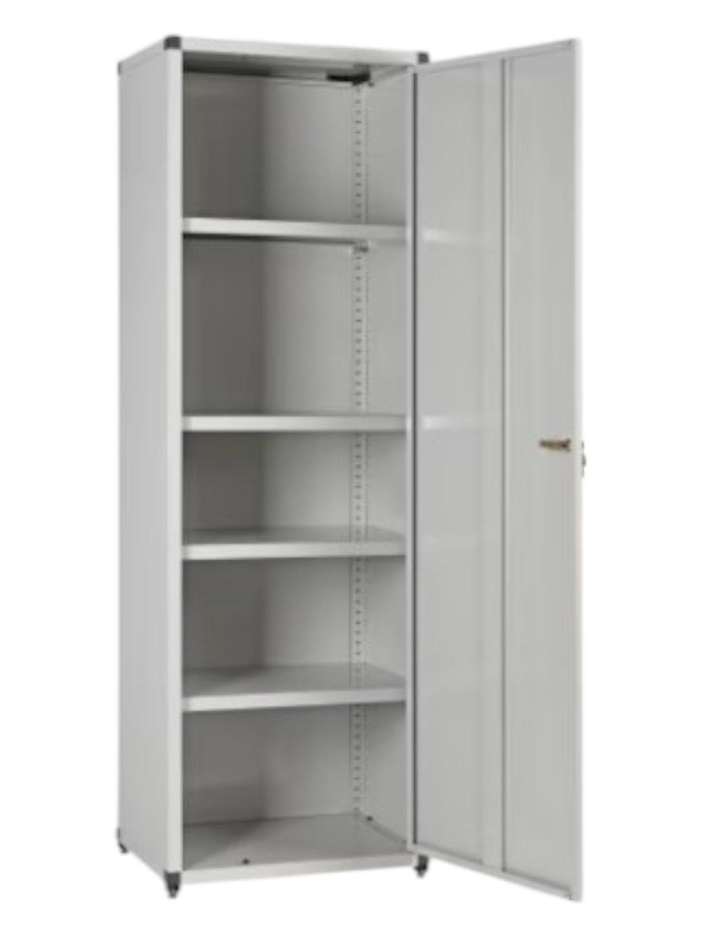 Fișet metalic 183x60x44 cm, 4 polițe, 1 ușă, sarcină max 50kg/poliță 🔳 0634474673707