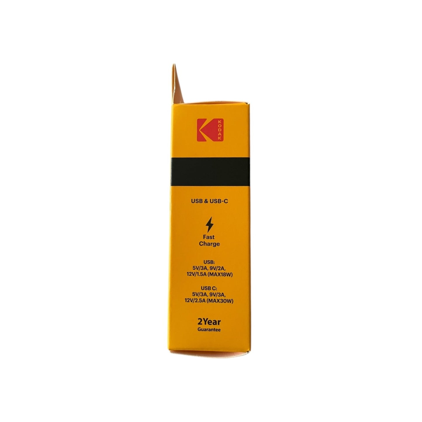 Incarcator auto Kodak, incarcare rapida, 2 porturi USB & USB-C, compact 🔳 887930427578