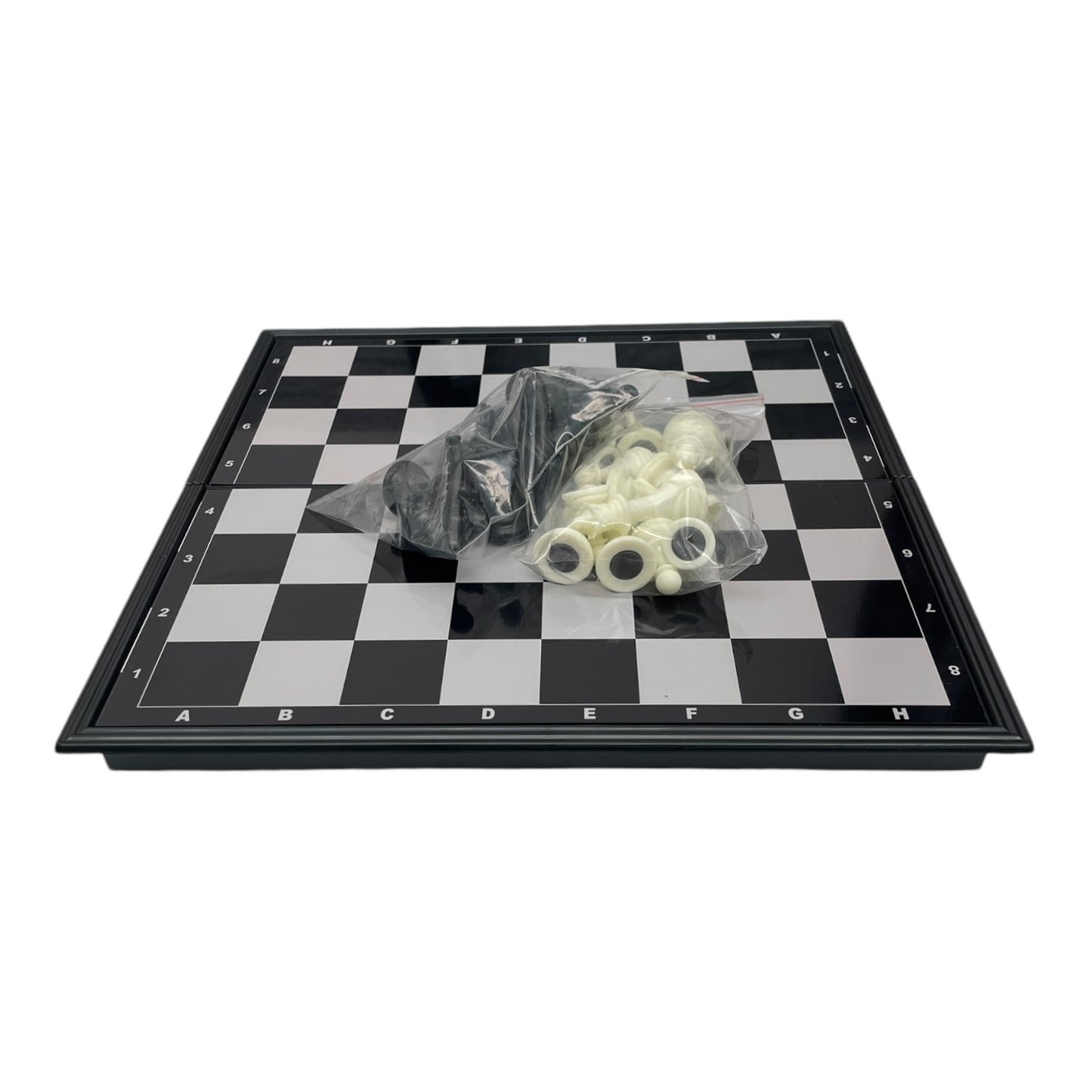 Joc sah magnetic, tabla alb/negru, 30x30 cm, 32 piese incluse - EAN 5941944424086