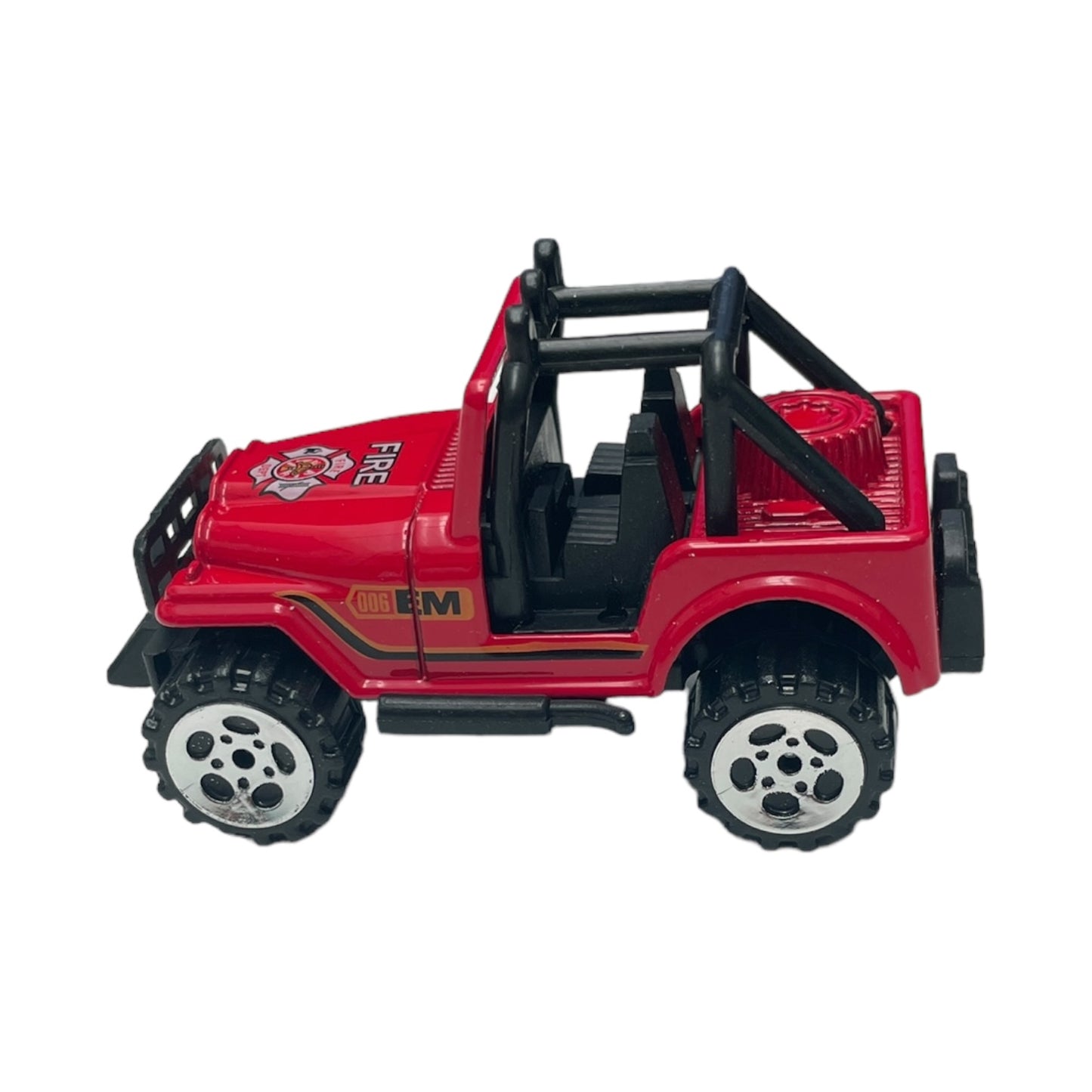 Set 5 mașini intervenție Power, metal/plastic, 1:64, roșu - EAN 5941944424246