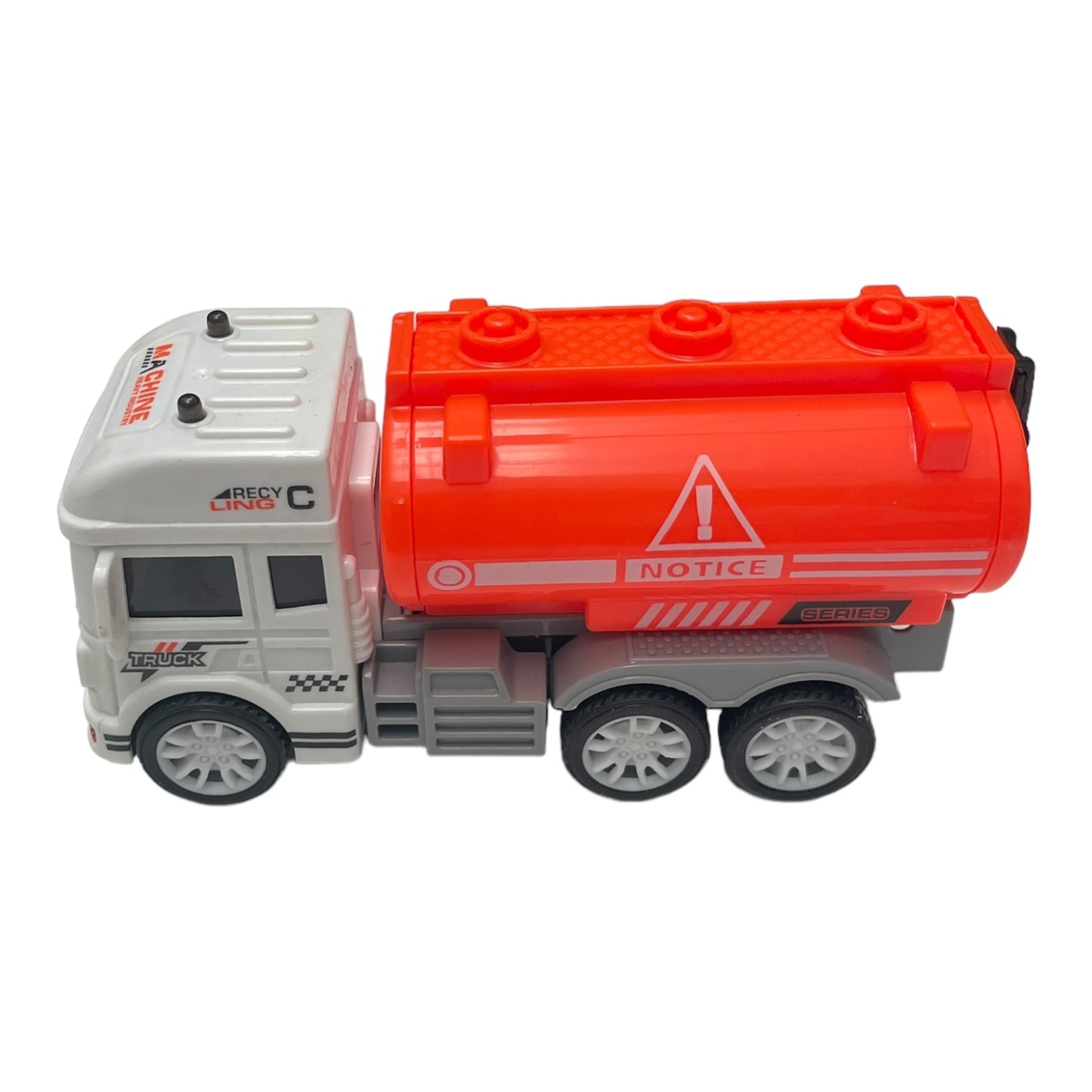Set jucării colecție, 6 mașini construcții Truck King, scară 1:43, multicolor 🔳 0634474673004