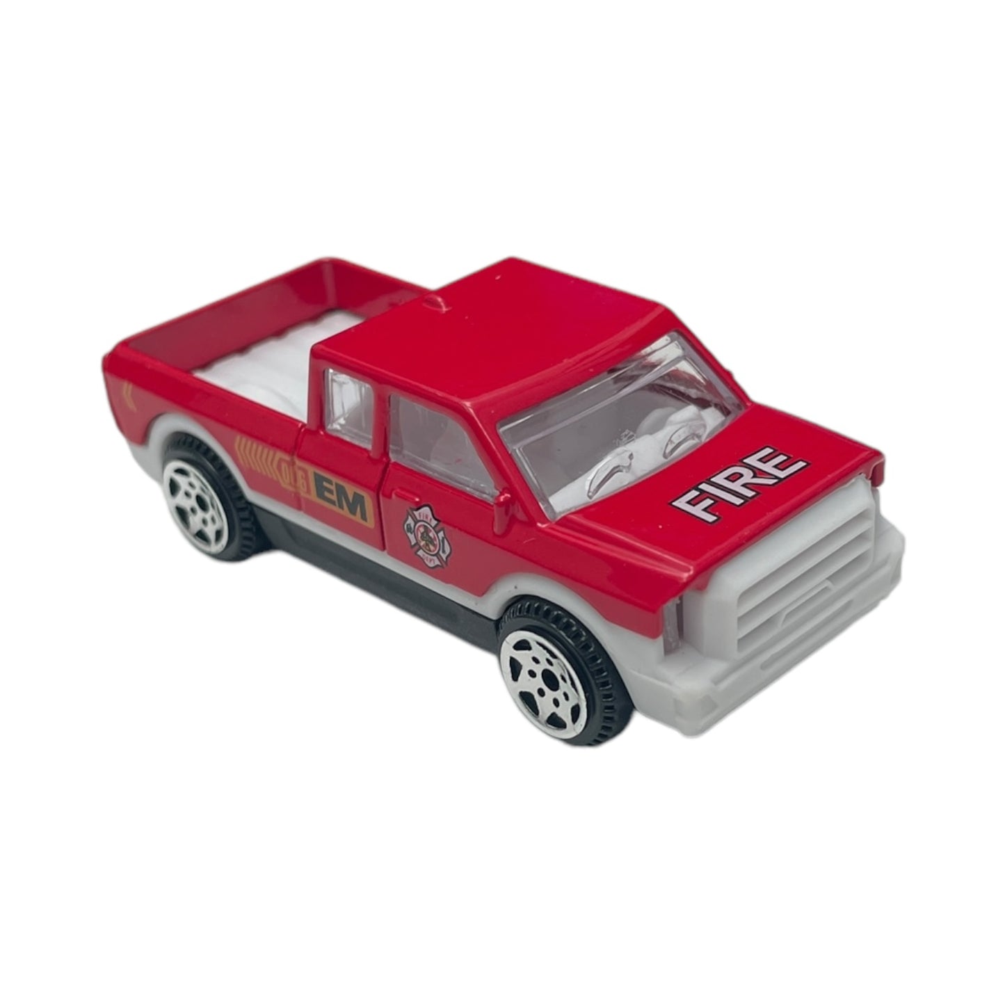 Set 5 mașini intervenție Power, metal/plastic, 1:64, roșu - EAN 5941944424246