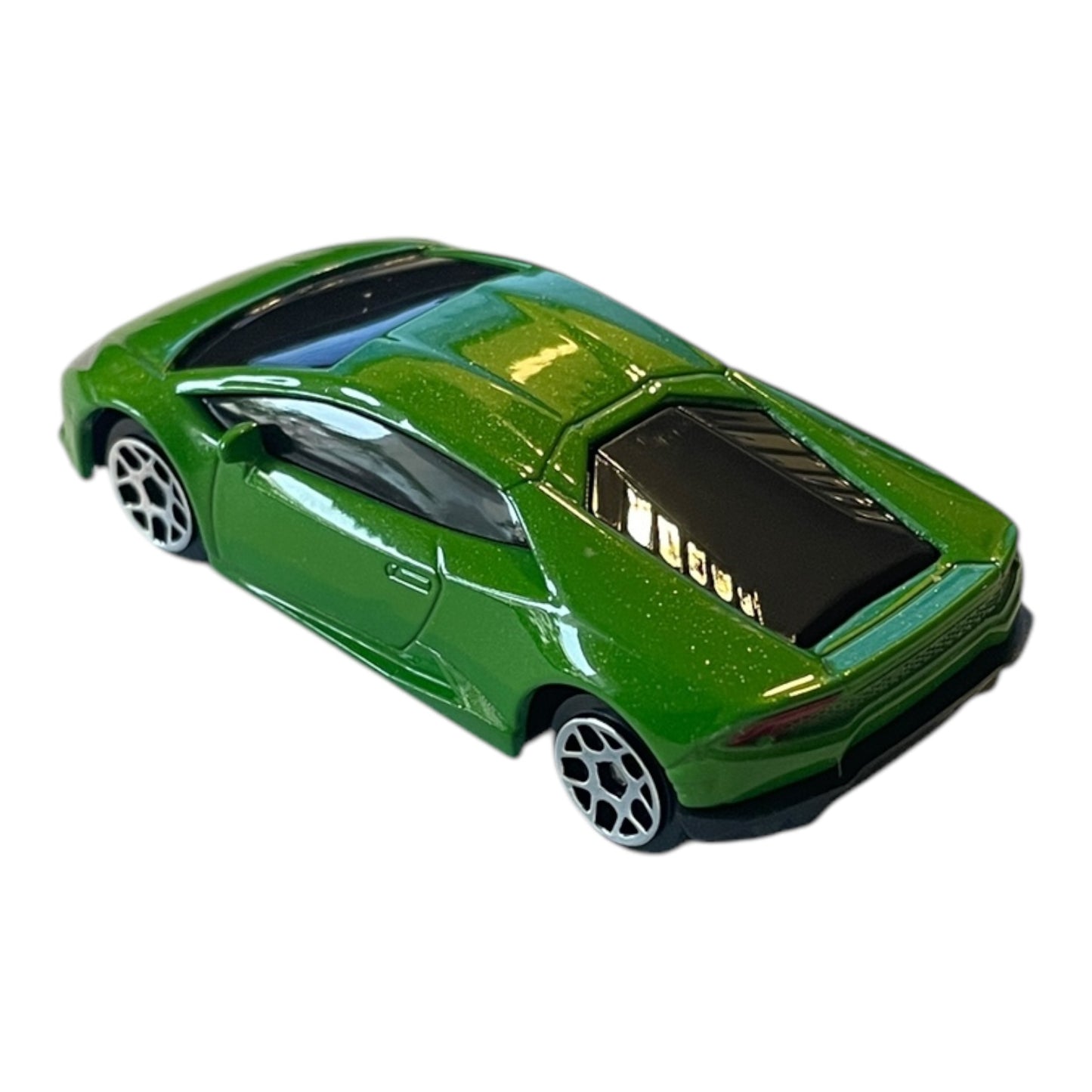 Model RMZ City Huracan Coupe, Die Cast Collection, scara 1:64, verde metalizat 🔳0634474673400