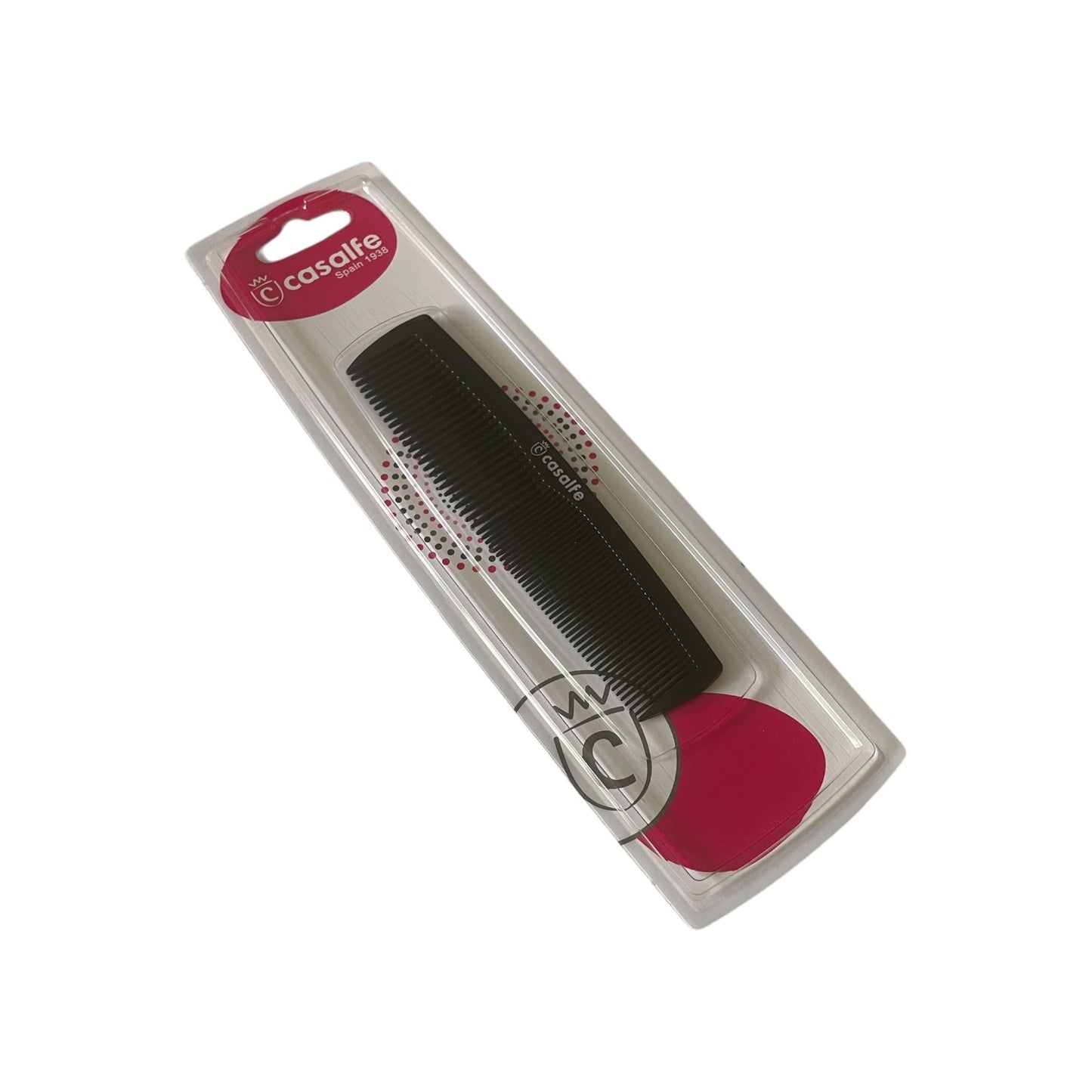 Pieptan mic buzunar Casalfe 934 negru 13 cm compact usor utilizat – EAN 8412339009340