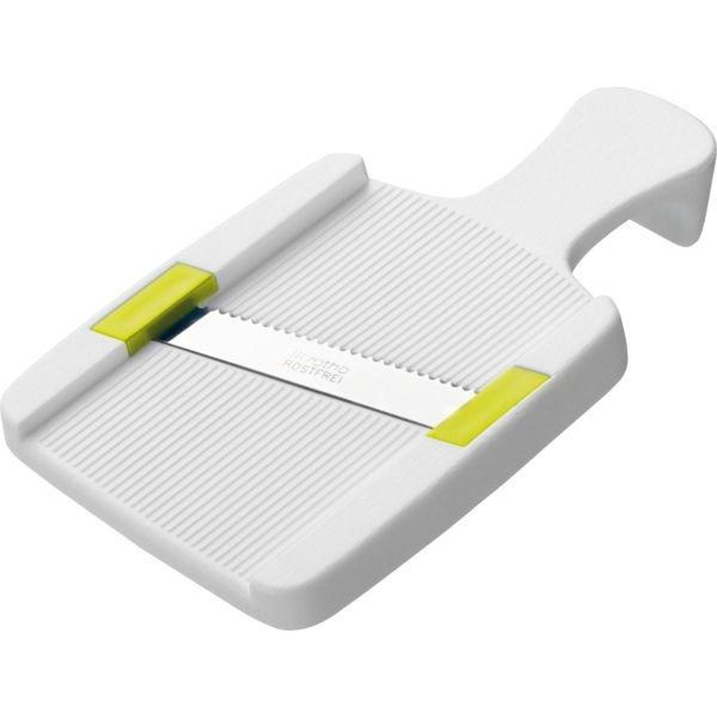 Răzătoare pentru legume Rotho, inox, BPA free, compatibilă mașină spălat, alb 🔳 7610859153883