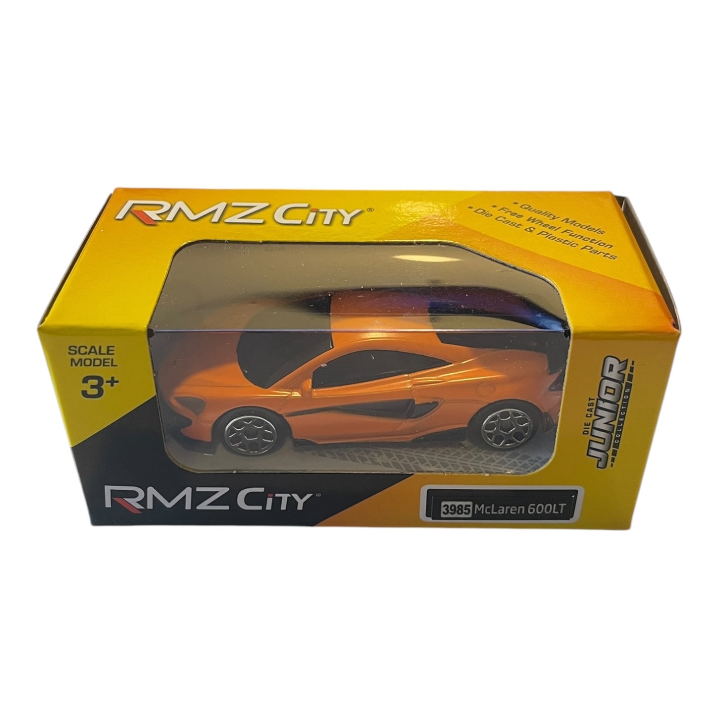 Model RMZ City McLaren 600LT, Die Cast Collection, scara 1:64, portocaliu 🔳 0634474673394