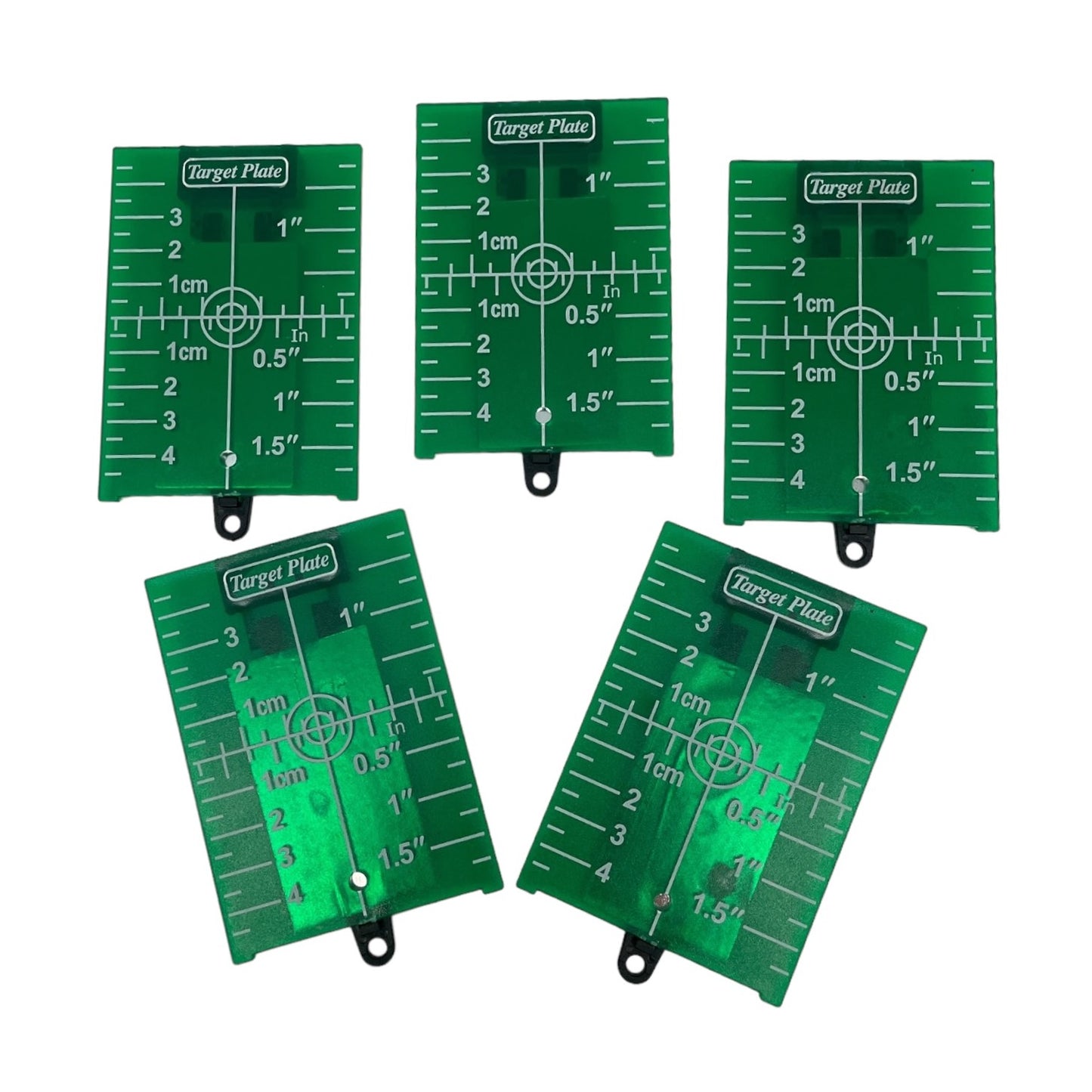 Set 5 tinte magnetice pentru nivela laser, 7.5x10.5 cm, verde - EAN 0634474673011