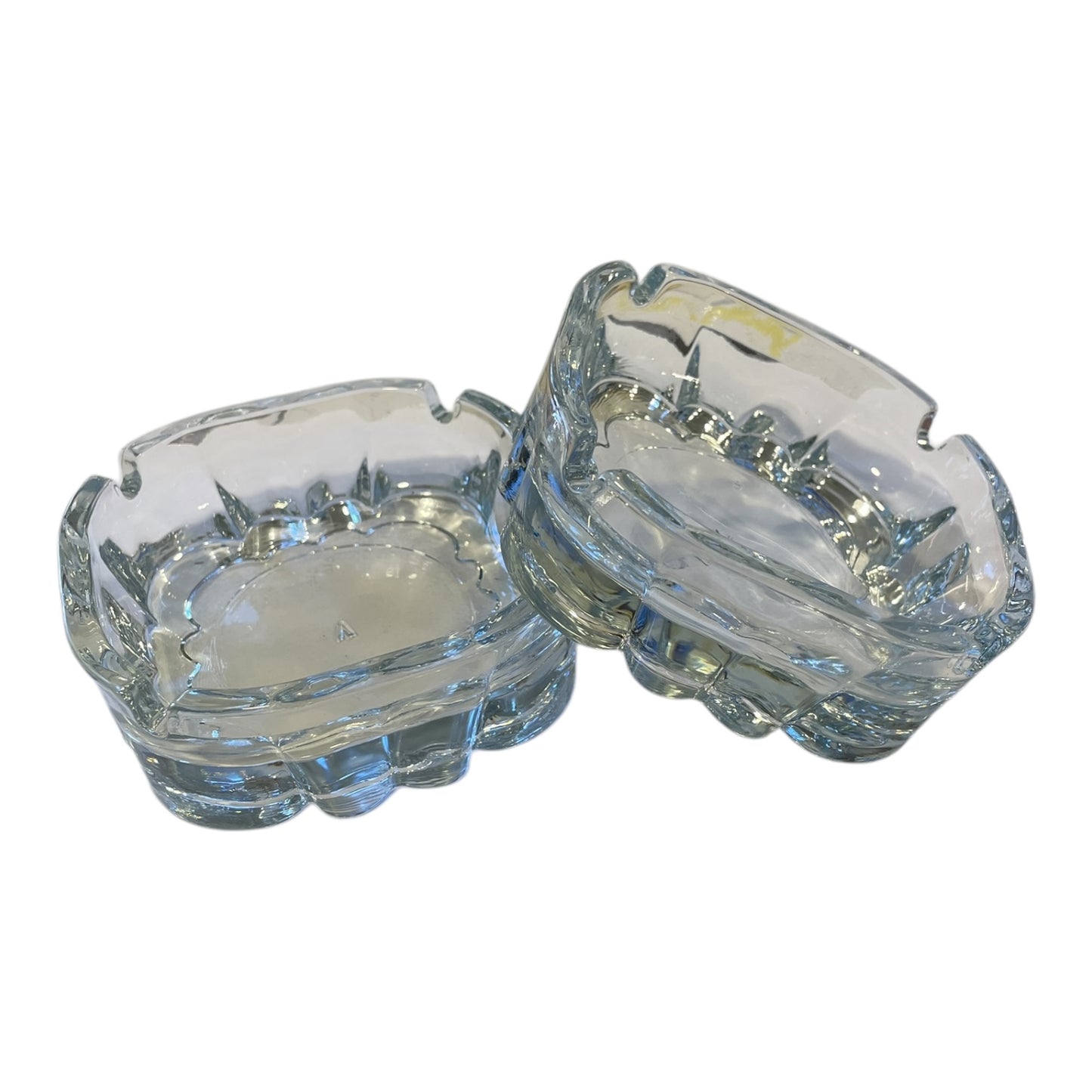 Set scrumiere din sticla Karina, transparente, compatibile masina de spalat vase 🔳 8692952003226
