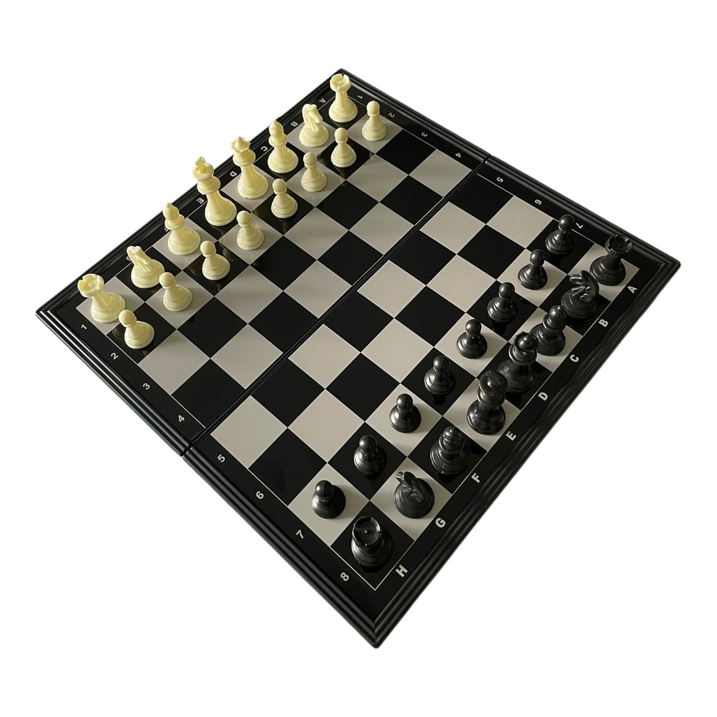Joc sah magnetic, tabla alb/negru, 30x30 cm, 32 piese incluse - EAN 5941944424086