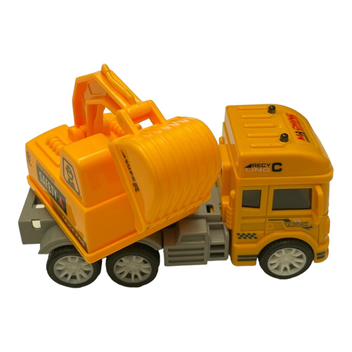 Set jucării colecție, 6 mașini construcții Truck King, scară 1:43, multicolor 🔳 0634474673004
