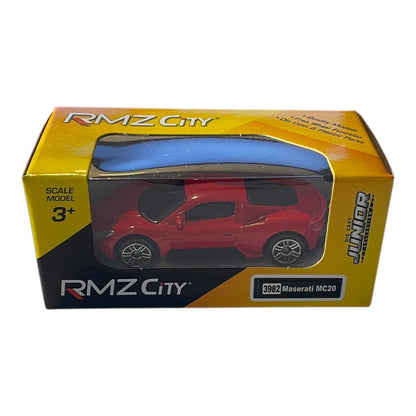 Model RMZ City Maserati MC20, Die Cast Collection, scara 1:64, rosu 🔳0634474673486