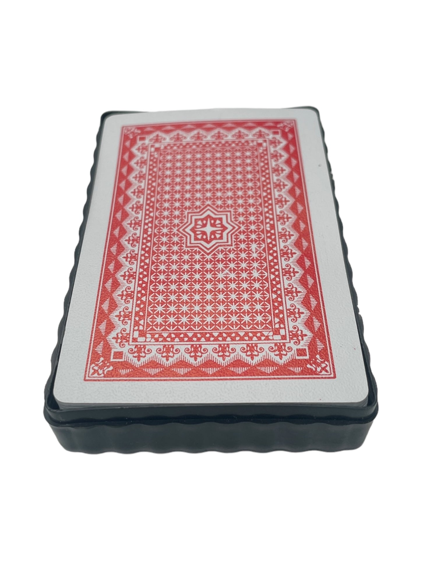 Cărți de joc, plastic 100%, ultrarezistente la apă, 54 bucăți, standard, roșu 🔳 5941944424192