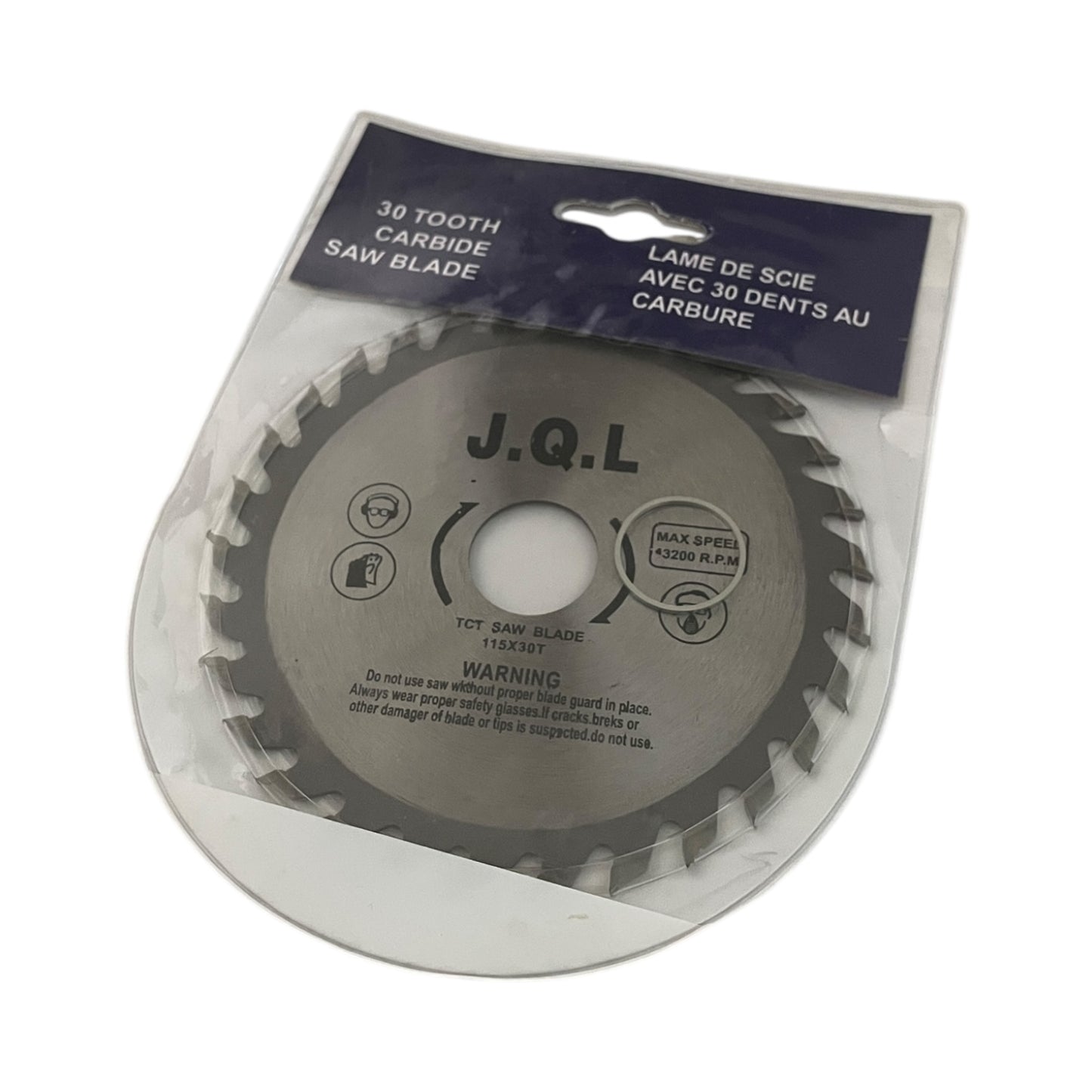 Disc debitare lemn 115 mm 30T gaura 22.3 mm 13200 rpm – EAN 5940000000077