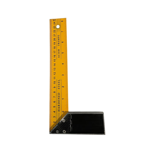 Echer metalic tamplarie 90° 21–25 cm, otel galben calit – EAN 0634474673943