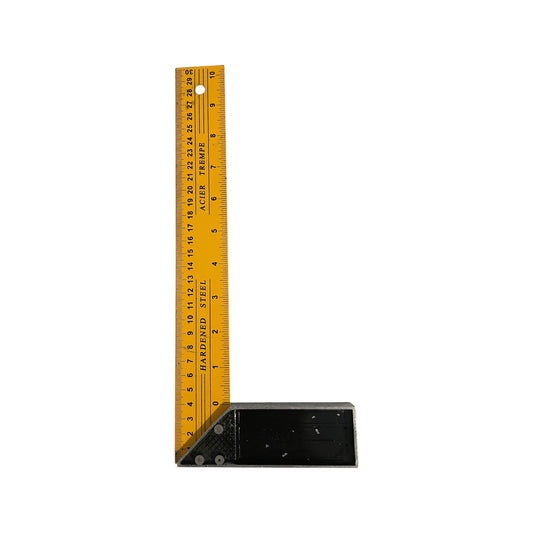 Echer metalic tamplarie 90° 26–30 cm, otel galben calit – EAN 0634474673950