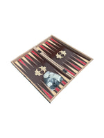 Joc table clasic lemn, 48x25 cm, 30 piese, alb/negru - EAN 5941944424222