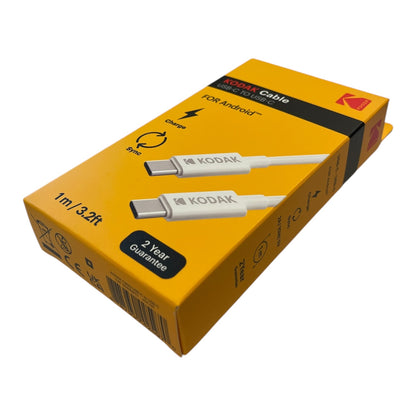 Kodak cablu de date USB-C la USB-C 1m 2A 10W 5V – EAN 887930425970