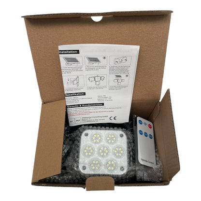 Lampa solară de exterior, 292 LED-uri, senzor, 5500K, IP65, telecomandă 🔳 6972545606204
