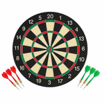 Joc darts 2 fete, 6 sageti incluse, rama material premium – EAN 5940000000244