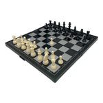 Joc educativ 3 in 1, sah, table, dame, tabla magnetica, 25x25 cm - EAN 5941944424079